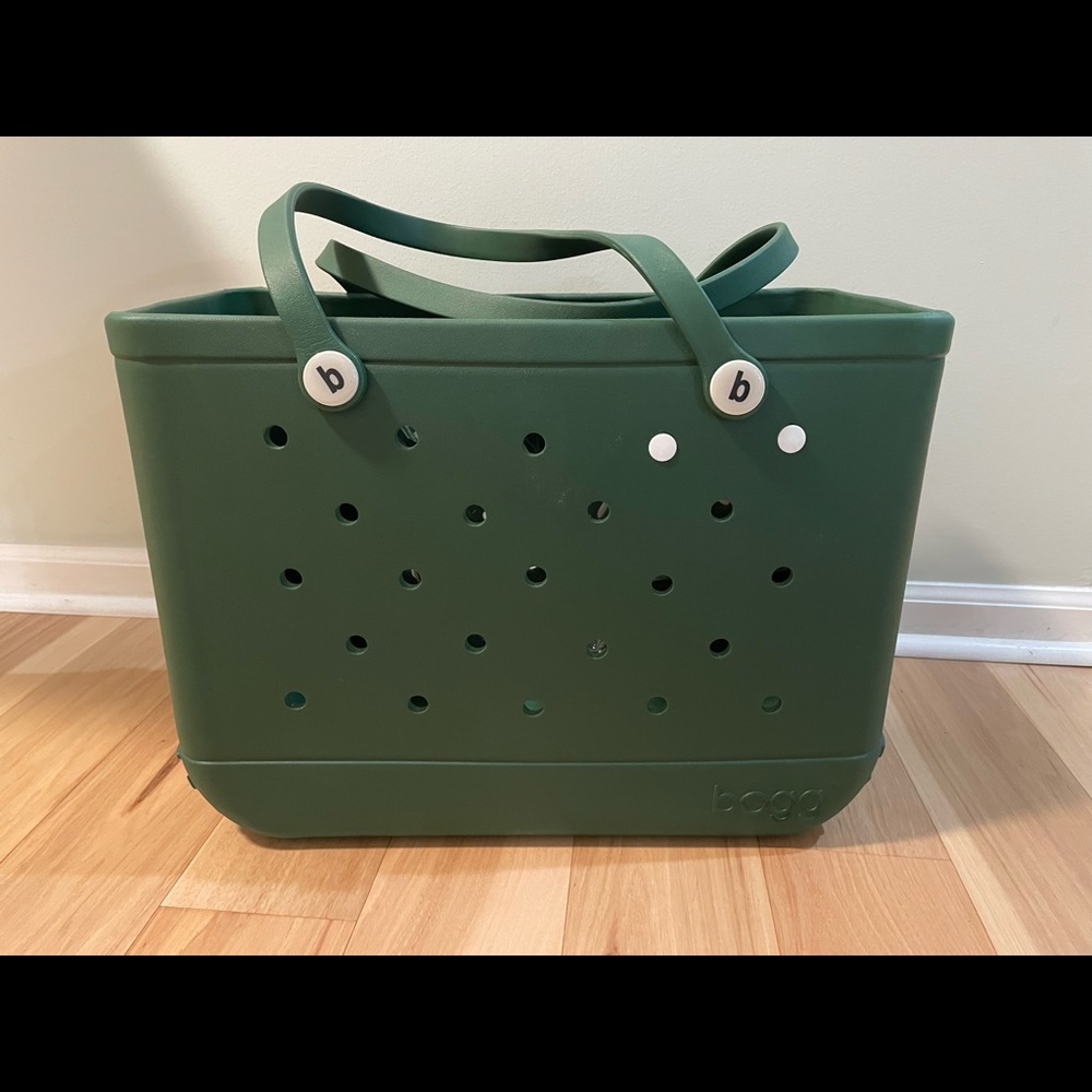 Large size hunter green original Bogg bag